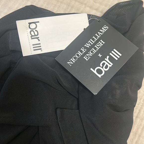 NWT Bar III mesh wrap shirt - Picture 3 of 4